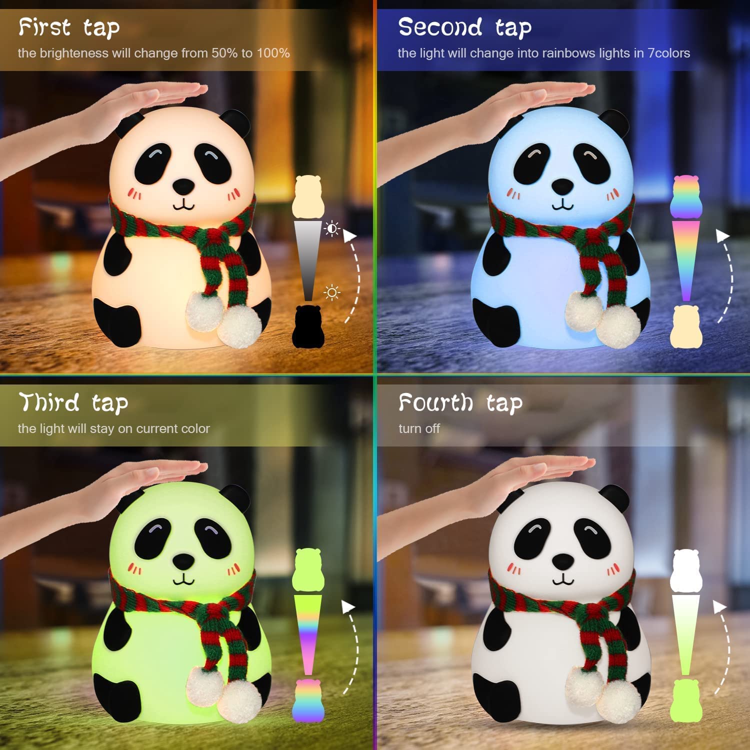 Panda lamp